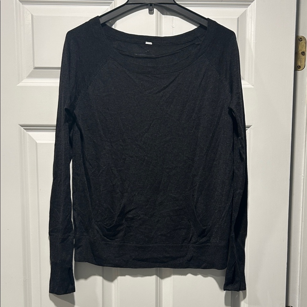 lululemon athletica Black Long Sleeve Sweater